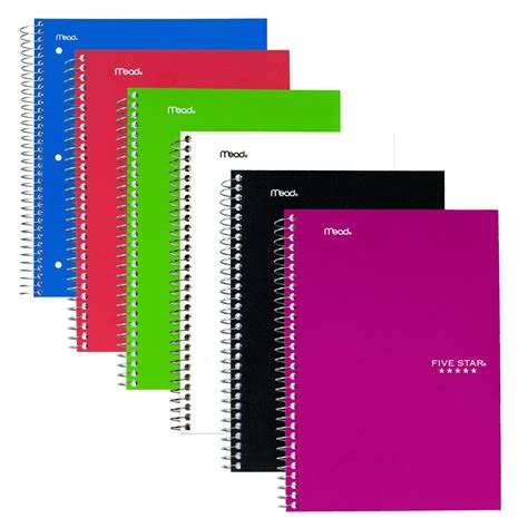 5 star spiral notebook|mead five star spiral notebook.